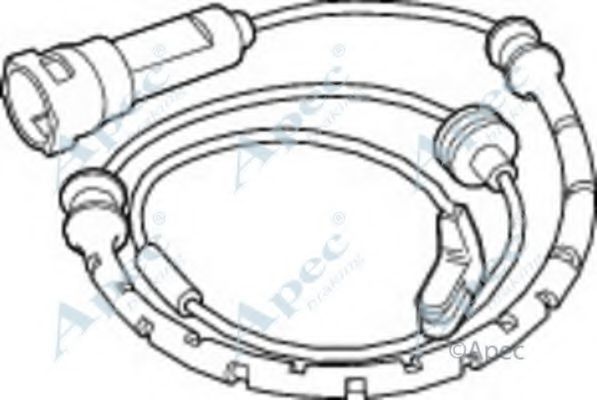 Указатель износа, накладка тормозной колодки APEC braking WIR5147