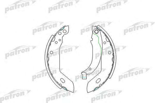 Комплект тормозных колодок PATRON PSP183