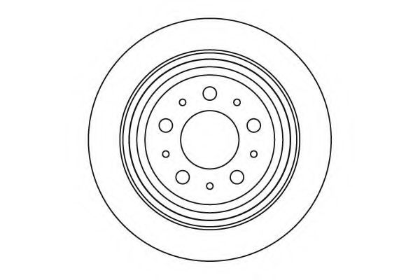 Тормозной диск MOTAQUIP LVBD1080Z