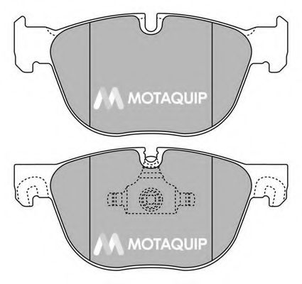 Комплект тормозных колодок, дисковый тормоз MOTAQUIP LVXL1368