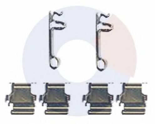 Комплектующие, колодки дискового тормоза CARRAB BRAKE PARTS 2476