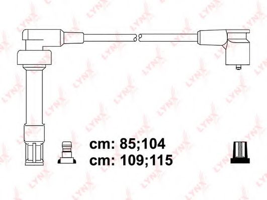 Комплект проводов зажигания LYNXauto SPC1413