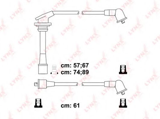 Комплект проводов зажигания LYNXauto SPC2409