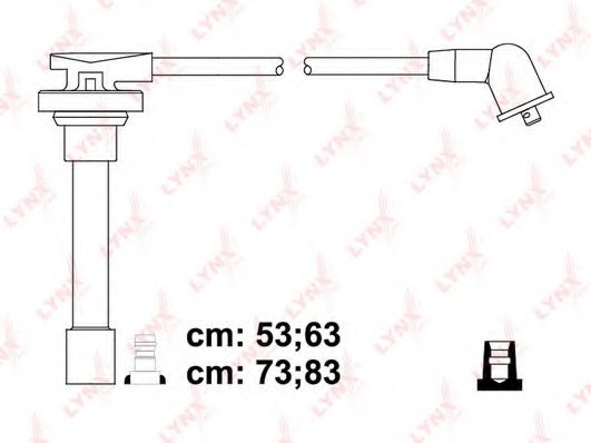 Комплект проводов зажигания LYNXauto SPC3419