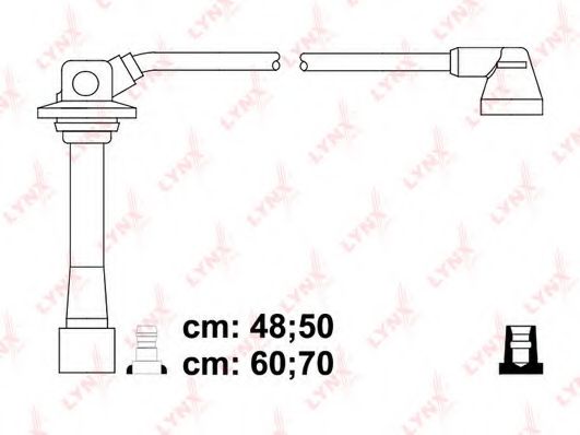 Комплект проводов зажигания LYNXauto SPC5123