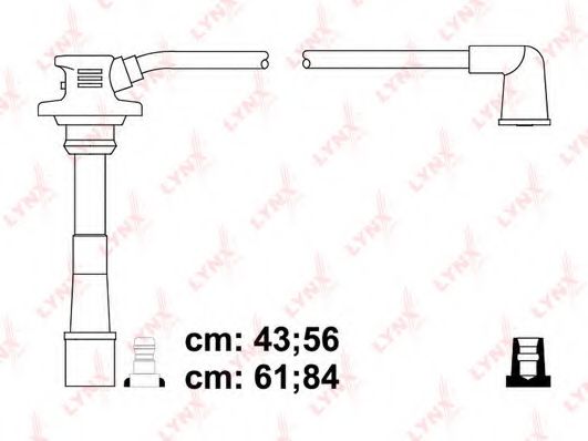 Комплект проводов зажигания LYNXauto SPC7542