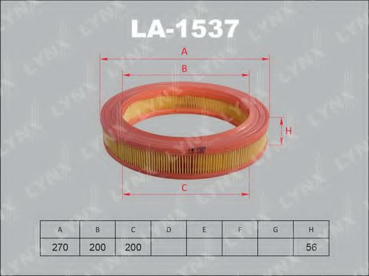 Воздушный фильтр LYNXauto LA-1537