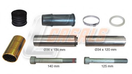 Ремкомплект, тормозной суппорт CASALS MD1023