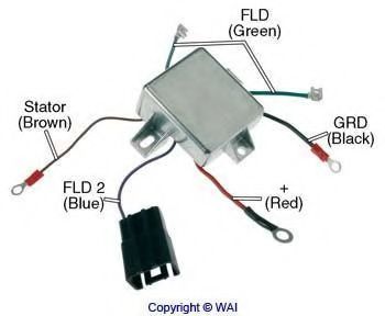 Регулятор генератора MOTOROLA 5104