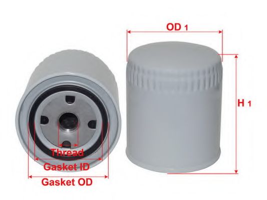 Масляный фильтр SAKURA  Automotive C-68080