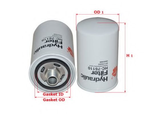 Фильтр, Гидравлическая система привода рабочего оборудования SAKURA  Automotive HC-76110