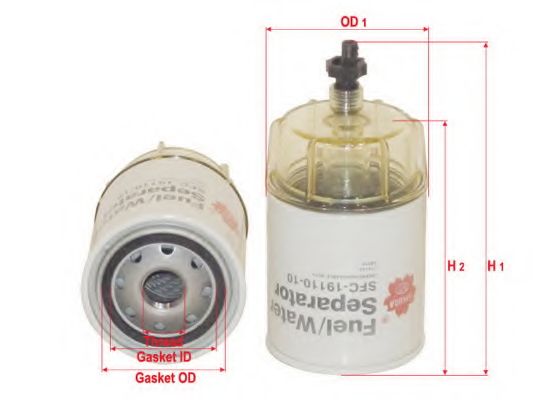 Топливный фильтр OMC 174144