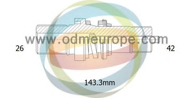 Полуосевой вал, дифференциал ODM-MULTIPARTS 16-210090