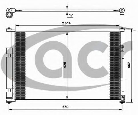 Конденсатор, кондиционер ACR 300508