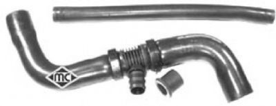 Шланг радиатора Metalcaucho 09162