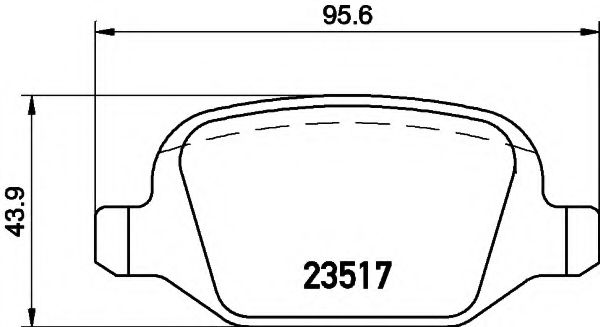 Комплект тормозных колодок, дисковый тормоз COBREQ N-546
