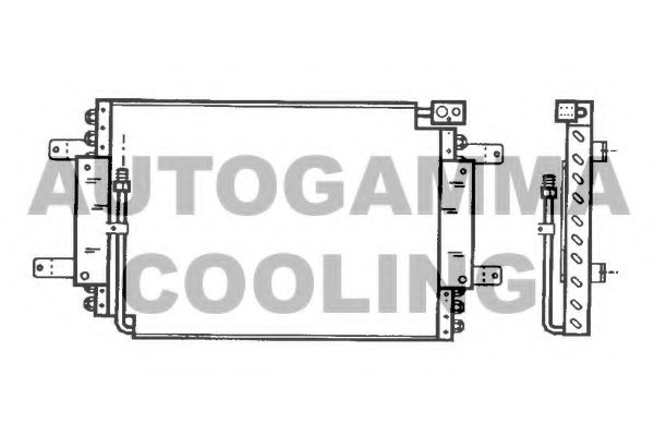 Конденсатор, кондиционер AUTOGAMMA 102795