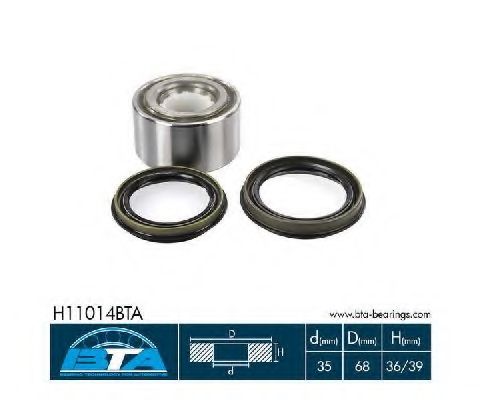 Комплект подшипника ступицы колеса BTA H11014BTA