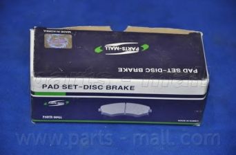 Комплект тормозных колодок, дисковый тормоз PARTS-MALL PKD-001