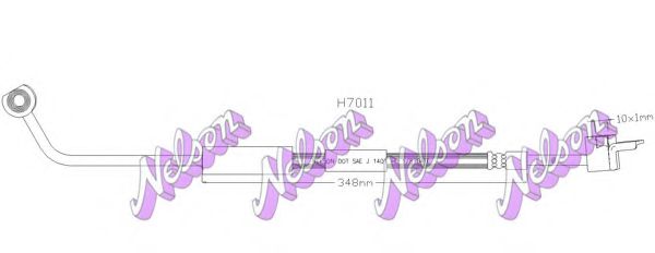 Тормозной шланг Brovex-Nelson H7011