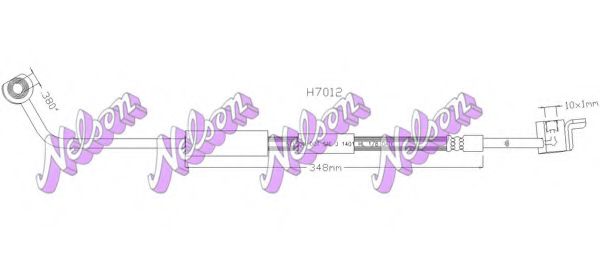 Тормозной шланг Brovex-Nelson H7012