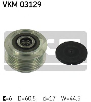 Механизм свободного хода генератора SKF VKM 03129