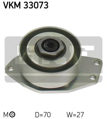 Натяжной ролик, поликлиновой  ремень SKF VKM 33073
