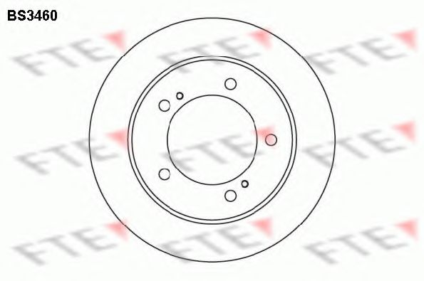 Тормозной диск FTE BS3460