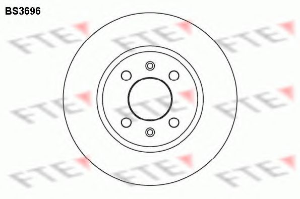 Тормозной диск FTE BS3696
