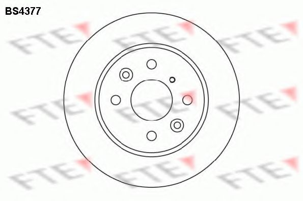 Тормозной диск FTE BS4377