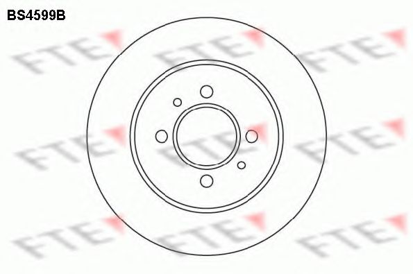 Тормозной диск FTE BS4599B