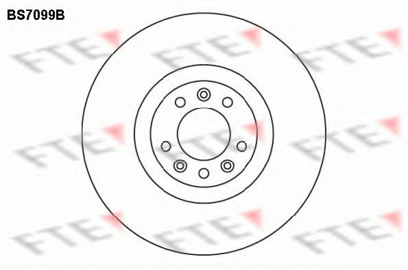 Тормозной диск FTE BS7099B