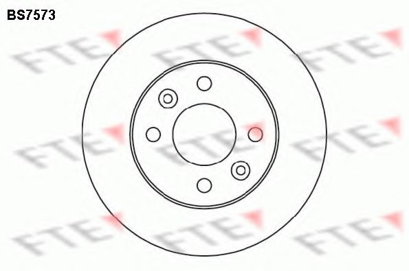 Тормозной диск FTE BS7573