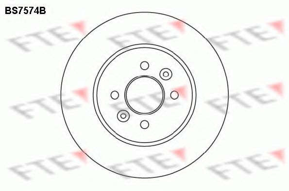 Тормозной диск FTE BS7574B