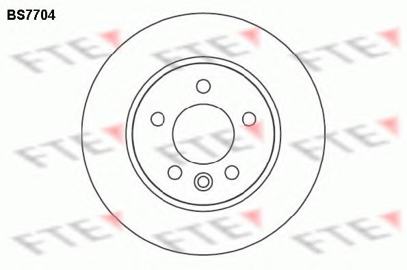 Тормозной диск FTE BS7704