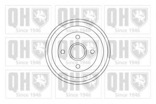 Тормозной барабан QUINTON HAZELL BDR542