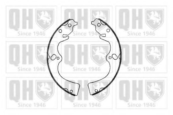 Комплект тормозных колодок QUINTON HAZELL BS1093
