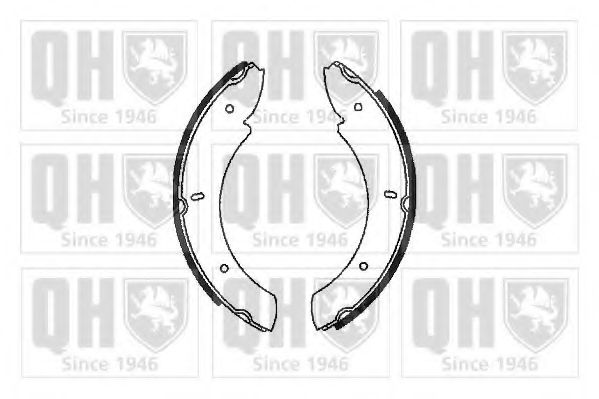 Комплект тормозных колодок, стояночная тормозная система QUINTON HAZELL BS938