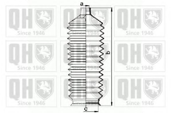 Комплект пылника, рулевое управление QUINTON HAZELL QG1453