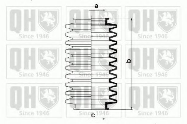 Комплект пылника, рулевое управление IPD 5105