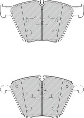 Комплект тормозных колодок, дисковый тормоз FERODO 24436