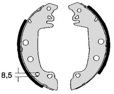 Комплект тормозных колодок BREMBO S 61 511