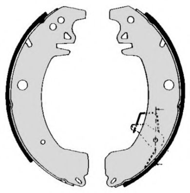 Комплект тормозных колодок BREMBO S 68 537