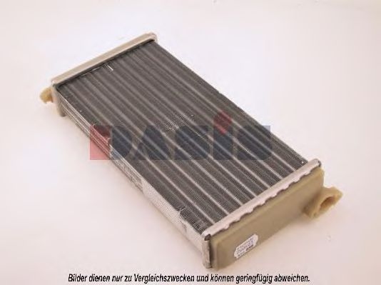 Теплообменник, отопление салона AKS DASIS MS6109