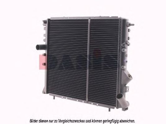 Радиатор, охлаждение двигателя AKS DASIS 0905401