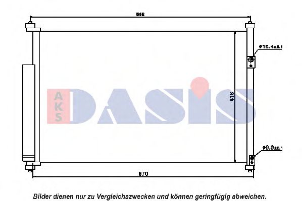 Конденсатор, кондиционер AKS DASIS 322019N