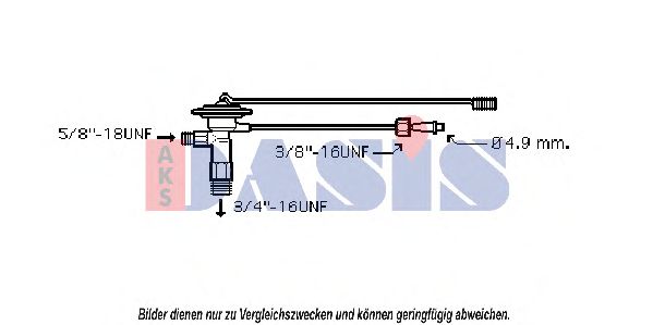 Расширительный клапан, кондиционер AKS DASIS 840100N