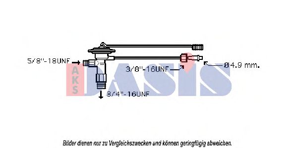 Расширительный клапан, кондиционер AKS DASIS 840490N