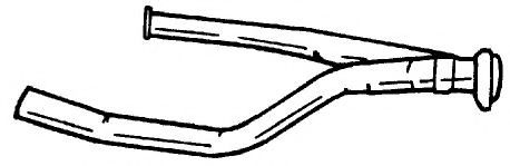 Труба выхлопного газа AKS DASIS SG32204