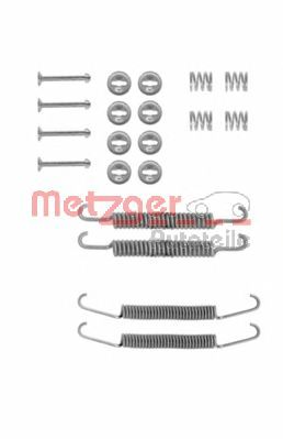 Комплектующие, тормозная колодка METZGER 105-0548